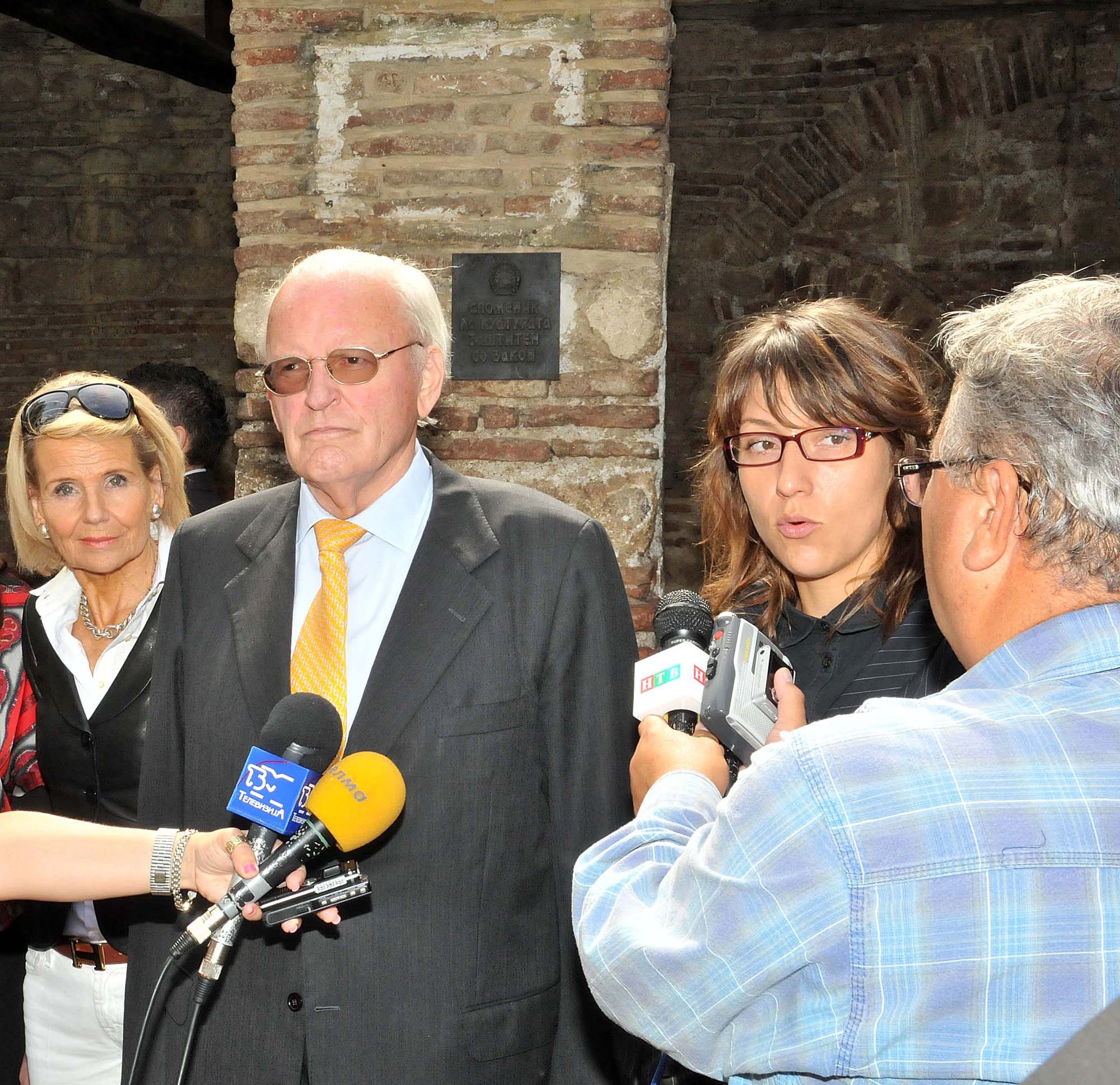 Visit of the former President of the Federal Republic of Germany Roman  Herzog of the Republic of Macedonia